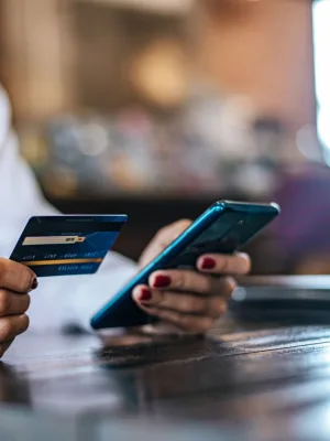 person making payment through paypal