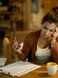 woman seeks credit relief