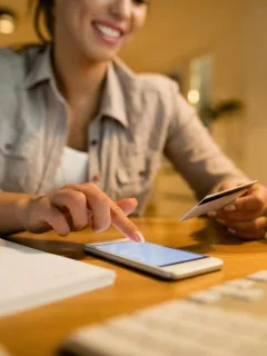 Open a bank account online from smartphone