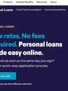 SoFi Personal Loan page.