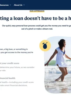 Best Egg Personal Loan website.