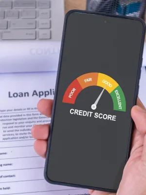 Person learning How to Build Credit.