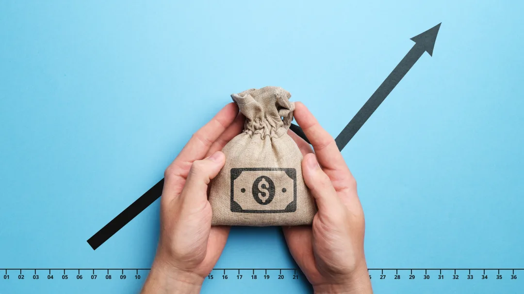 Increase in deposits in money market funds