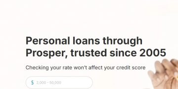 Prosper Personal Loans page.