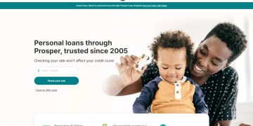 Prosper Personal Loan website.