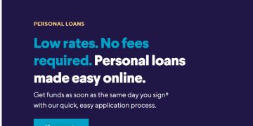 SoFi Personal Loan page.