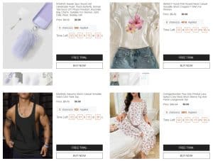 shein free trial center website page.