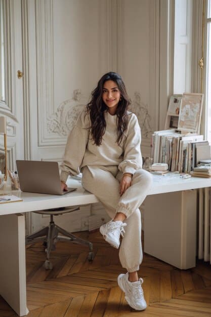 Work From Home Style: 3 Comfortable & Polished Outfits for 2025